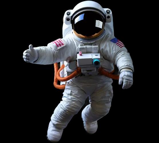 astronaut floating